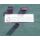 Glasleistenhalter Schwarz - GLHS213102 RaumX1180