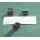 Glasleistenhalter Schwarz - GLHS213102 RaumX1180