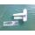 Fornax Alu Euro Fenstergriff SIlber FachP1281