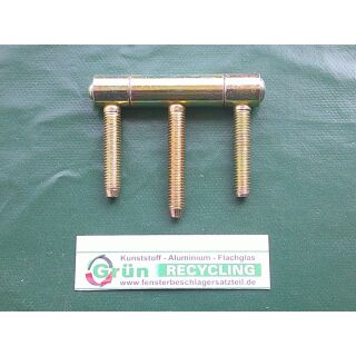 SIMONSWERK Einbohrband Türband für gefalzte Türen - Gold , 3 Teilig SchrankP338/7