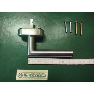 HOPPE Fenstergiff Amsterdam Dreh/Kipp Secustik, Vierkant 7 x 32mm vorstehend,  E0400/US956 M5 x 35/40, F69 Edelstahl Matt