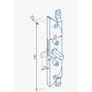 ADLER WEIDTMANN Kammergetriebe Einlassgetriebe No. 100/3 Links mit Zunge Dorn 9mm Vierkanrt 7x28mm Raum3R7/22