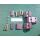 HUECK Türband 3-tlg. Drehpunkt 20mm, Befestigungsabstand 62,5mm , Band 130mm Braun FachP4193