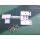 HUECK Drehband Türband 3-tlg. Drehpunkt 20mm - Bandlänge 130mm Silber FachP4195