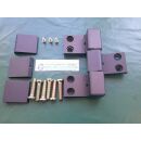 HUECK Drehband Türband 3-tlg. Drehpunkt 20mm - Braun...