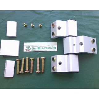HUECK Drehband Türband 3-tlg. , Drehpunkt 36mm Silber Z 994 214 02.0001 FachP4198