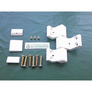 HUECK Türband Drehband 3-tlg. Weiß - Drehpunkt 36mm 994 214 64 FachP4199