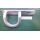 GREENTEQ Schmalrahmengarnitur BA 216 Türgriff - DG58.AL.SSB.AU PZ 92 - F1 Silber FachP4221