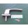 Fenstergriff Absperrbar mit Schlüssel Silber - mit Vierkant 35 x 7mm FachP4224