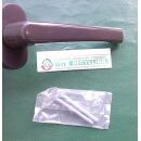 ROTO Fenstergriff Samba inkl Schrauben 5 x 45mm - Vierkant 40mm - Lochabstand 43mm Graubraun FachP4225