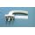 MACO Fenstergriff Easy mit 45° Raste - Nocken 10/12 - mit Vierkantstift 35mm - Handhebel Cremweiß , Rosette Weiß FachP4227