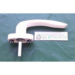 MACO Fenstergriff Rhapsody Weiß - Nocken 10mm - Rast 45° - Vierkant 45 x 7mm - Lochabstand 43mm FachP4230