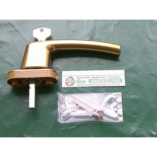 ROTO ROTOLINE Fenstergriff Absperrbar Bronze - Vierkant 38 x 7mm - Lochabstand 43mm FachP4232