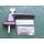 ROTO Fenstergriff Samba Absperrbar inkl Schrauben 5x45mm - Vierkantstift 37 x 7mm - Graubraun FachP4234