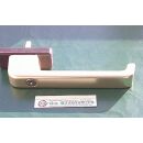 SIEGENIA Hebel PSK Portal absperrbar - Handhebel Neusilber , Rosette Graubraun 828502 - Vierkant 32 x 7mm - Lochabstand 43 mm FachP4236