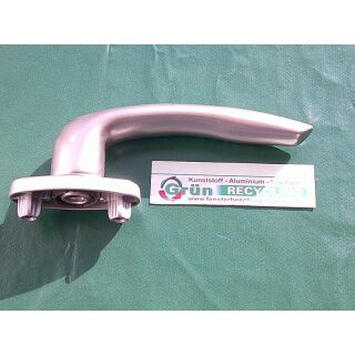 Fenstergriff auf Ovaler Rosette , Titan Farbig - Lochabstand 45 mm FachP4237