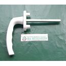 HOPPE Fenstergriff Weiß - Vierkant 110 x 7mm -...