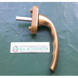 HOPPE Dreh-/Kipp-Fenstergriff Secustik NEW YORK Ovale Rosette, Vierkantstift 7 x 35mm, bronce FachVRFR/46
