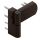 ROTO Doorline Türband PS 27 - RAL8077 Dunkelbraun , Überschlag 20-23,5 - 42mm Voreinstellung 492601 , FachPodest