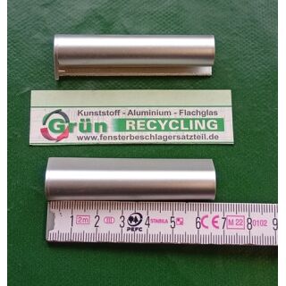 ROTO NT ALU Falzeckband Abdeckkappe 53 Links - Silber FachP4268