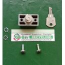 ROTO Drehsperre zu Alu 80 - Silber metallic 1026 H10 inkl Schlüssel RaumX1189