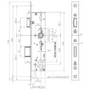 BKS Rohrrahmenschloss 1-Flg Panikfunktion E EN 179/1125...