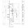 BKS Rohrrahmenschloss 1-Flg Panikfunktion E EN 179/1125 92/30//9mm DIN li/RE Flachstulp 24x270 VKW1/275