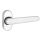 EDI Metalltürdrücker für Rollladen festdrehbar ALU weiss lackiert 8 mm VKT 0090/2033/12 VKW3/010