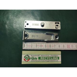 GU Schlieblech Schließplatte mit 1 Bohrzapfen 9-33943, 80 x 19mm FachX2883