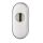 EDI Schieberosette Ares oval mit Ziehschutz 14,5 mm ALU weiss 0811/1404/12 VKW3/025