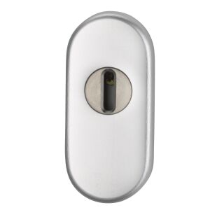 EDI Schieberosette Ares oval mit Ziehschutz 14,5 mm Edelstahl 0811/1404/00 VKW3/026
