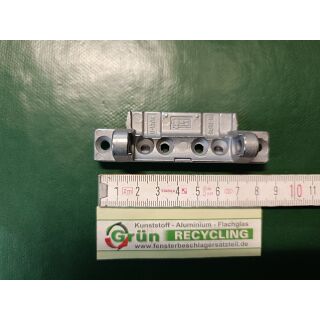 SIEGENIA Scherenlager H-12/18 DH ESL Edelstahl Look 85x26mm FachP2681