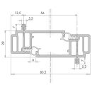 SIEGENIA Dichtungsschiene C HS RAL 7035 Grau PMZB...
