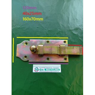 Rollenriegel - Türriegel mit Loser Schlaufe , verzinkt - 160mm RaumX1201