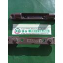 SIEGENIA Axerlager Scherenlager Braun 0074, 108 x 14 mm, 2 Haltezapfen 2,5 x 7 mm ohne Axerlagerstift FachP4290