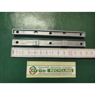 SIEGENIA Unterlegplatte Z A0720 Edelstahlfarbig, 128 x 10mm FachX2895