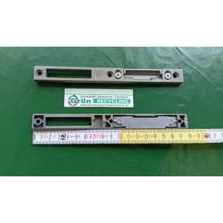 SIEGENIA Rahmenteil Fallenteil Riegel Rechts A0325 182x18x8 A0767mm ESL Edelstahl Look FachP4300