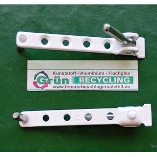 WINKHAUS ECKLAGER EL.CS.6-22-3.WS , Weiß 98 x 11mm - mit 2 Haltezapfen 21 x 5mm - 2 x 5mm SchrankP349/4