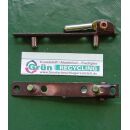 SIEGENIA Ecklager A0077 108 x 14 mm, 2 Haltezapfen 12 x 7 mm, Zapfen 30 x 8 mm Braun FachP4315