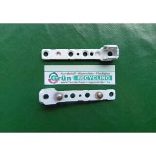 SIEGENIA Ecklager Weiß 88 x 12mm - mit 2 Haltezapfen 2 x 5mm SchrankP350/3