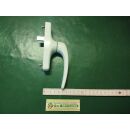 SAVIO Fenstergriff Getriebegriff Lochabstand 92 und 104mm Ral 9016 weiß, Schieber ca. 12 x 20mm FachX2903
