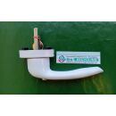 MACO Rhapsody Fenstergriff Weiß RAL9016 - mit 45° Raste , Absperrbar - Nocken 10/12 - Vierkant 7 x 40mm , Lochabstand 43mm FachP4344