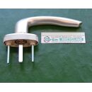 MACO Rhapsody Fenstergriff Silber F1 - mit Schrauben...