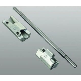 Savio Verstärkungs-Kit li mit Auflaufteil und Halterung aus weiß verzinktem Zink-Druck Guß, Endstück und Gewindestifte TORX® vormontiert aus Edelstahl FachX2956