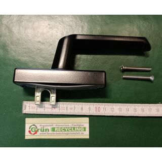 SCHÜCO Fenstergriff Grff 9005 ow Tiefschwarz Links Rechts verwendbar 92mm Lochabstand FachP5431