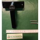 SCHÜCO Fenstergriff Grff 9005 ow Tiefschwarz Links Rechts verwendbar 92mm Lochabstand FachP5431