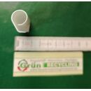 MACO Abdeckkappe für Falzeckband PVC u. Ecklagerband DT mit Lasche Rechts Verkehrsweiss RAL 9016 12x61mm FachX2909