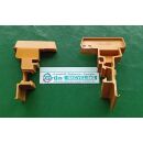 TROCAL Fensterprofilkappe | Links | Lehmbraun | 590110...
