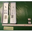 SIEGENIA PSK Comfort Abdeckkappen Set SI - Silber 685927 685928 685929 122x47mm FachX2924
