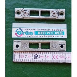 MACO Schließblech - Riegelblech 21070 für Kantenriegel , 18mm Eurofalz FachP4377